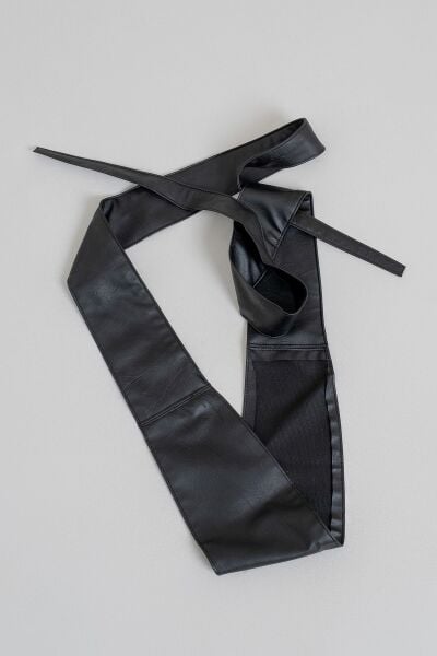 Kadın  Bağlamalı Suni Deri Kemer