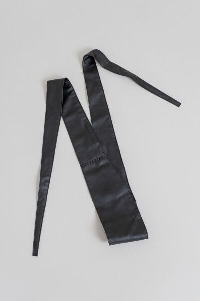 Kadın  Bağlamalı Suni Deri Kemer