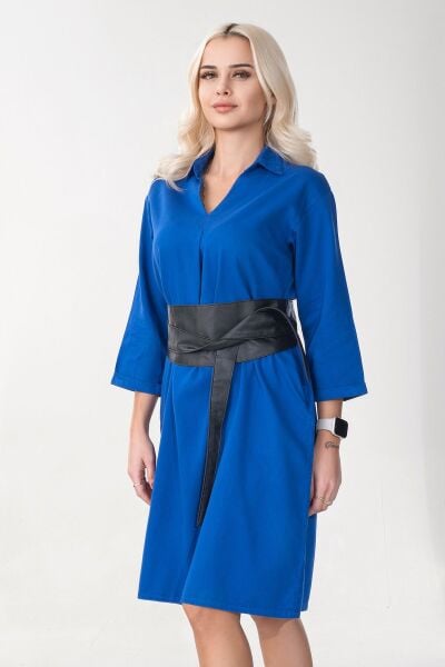 Kadın  Bağlamalı Suni Deri Kemer