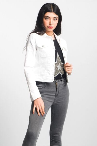 Power Strech Kot Mont Beyaz - 44