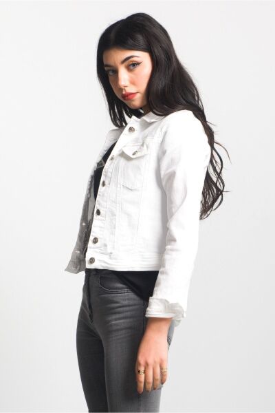 Power Strech Kot Mont Beyaz - 44