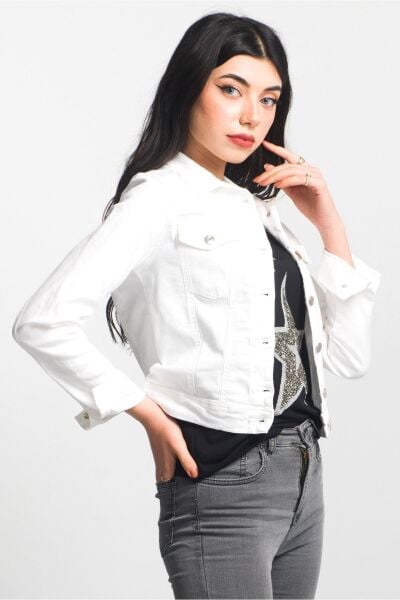 Power Strech Kot Mont Beyaz - 44