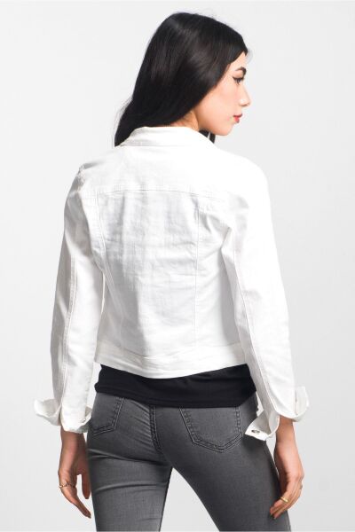 Power Strech Kot Mont Beyaz - 44