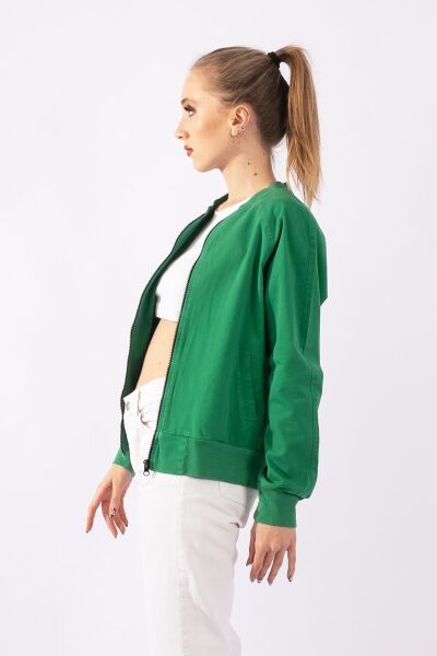 Bold & Young Kadın Siyah Bomber Ceket 36 - Yeşil