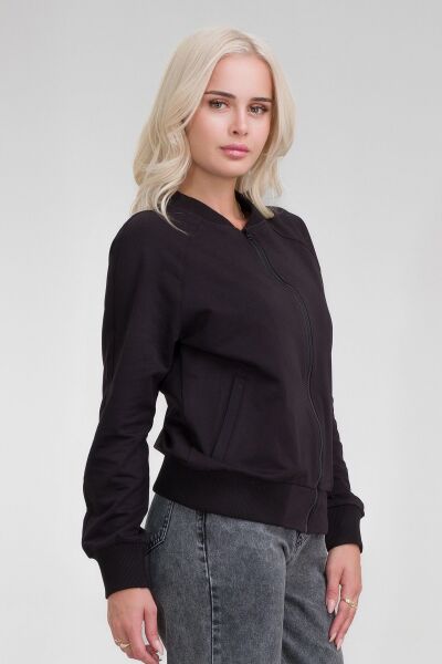 Bold & Young Kadın Siyah Bomber Ceket siyah sw - XL