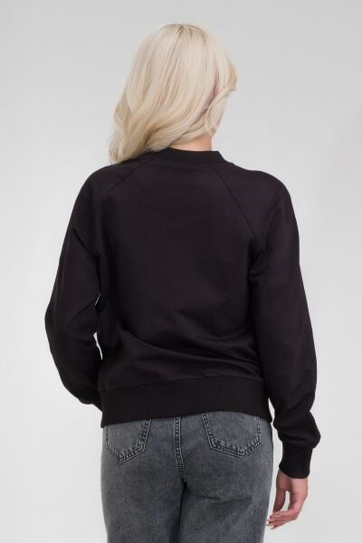 Bold & Young Kadın Siyah Bomber Ceket siyah sw - XL