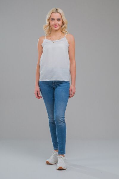 Bold & Young Kadın Siyah Bomber Ceket Beyaz - M